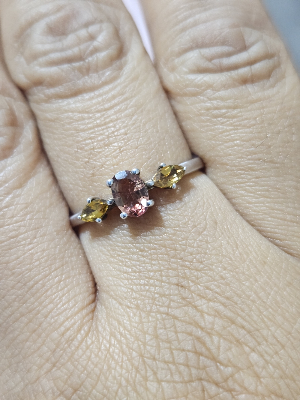 925S Dainty Tourmaline Ring - Women's Jewelry